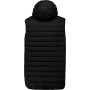Bodywarmer met capuchon volwassene Black XS