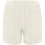 Ecologische badstof meisjesshort ivory 10-12 Y