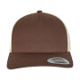 5-Panel Retro Trucker 2-Tone Cap - Mustang/Beige - One Size