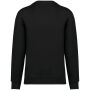 Ecologische uniseks sweater met ronde hals en afhangende mouwen in geborsteld fleece Black XXS