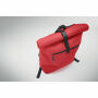IREA - 600D polyester rolltop rugzak - Rood