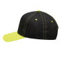 SPORTSMAN - 5-panel baseballcap geel, zwart SPORTSMAN - 5-panel baseballcap geel, zwart