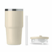 ALAND - Dubbelwandige beker 500ml - Beige