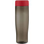 H2O Active® Eco Tempo waterfles van 700 ml met schroefdop - Rood/Charcoal