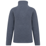 Enzo - Fleece met ritskraag French Navy Heather XL