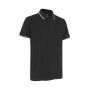 Contrast poloshirt | stretch - Zwart, 4XL Contrast poloshirt | stretch - Zwart, 4XL