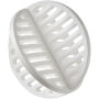 Baseline® Plus 650 ml sportfles met shaker bal - Oranje/Frosted transparant