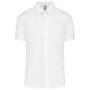 Heren stretch overhemd korte mouwen White XXL Heren stretch overhemd korte mouwen White XXL