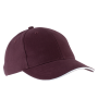 Orlando - 6 panel cap Burgundy / White One Size Orlando - 6 panel cap Burgundy / White One Size
