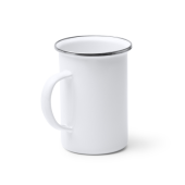 ALEPO Geëmailleerde mok 380 ml - wit