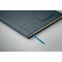 TINTRAY - A5 notitieboek in smokey PU - Blauw