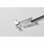 CLAW IT - Carbonstalen klauw hamer - Zilver