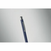 NALI - Gerecyclede aluminium balpen - Marineblauw