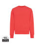 Iqoniq Kruger gerecycled katoen relaxed sweater, luscious red (L)