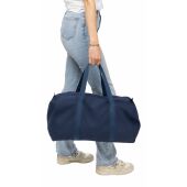 Gerecyclede polycotton (330 gsm) dufflebag Tian blauw