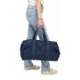 Gerecyclede polycotton (330 gsm) dufflebag Tian blauw