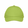 BUZZ KIDS - 5 panelen kinder baseballpet - Limoen
