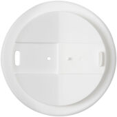 Americano® Eco 350 ml gerecyclede beker met spill-proof deksel - Wit/Zwart