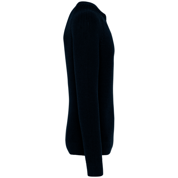 Ecologische dikke gebreide herentrui Navy Blue 3XL Ecologische dikke gebreide herentrui Navy Blue 3XL