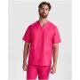 Panacea Kurzärmeliges Arbeitshemd, 160 g/m2, unisex - marineblau - S