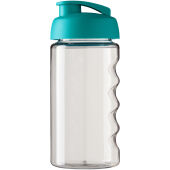H2O Active® Bop 500 ml sportfles met flipcapdeksel - Transparent/Aquablauw