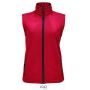 Women´s Race Bodywarmer Softshell pepper red M