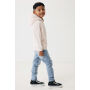 IQONIQ Yengo kids recycled katoen hoodie met steekzakken, cloud pink (910)
