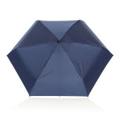 19.5" Aware™ RPET super mini manual 190T Pongee umbrella, donkerblauw
