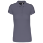 Damessportpolo sporty grey M
