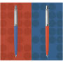 Parker Jotter Cracker geschenkset met pen (blauwe inkt) - Process blauw
