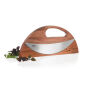 AdHoc Wave Universeel hakmes en pizzasnijder, bruin