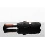 SCX.design R03 houten automatische open/dicht opvouwbare paraplu - Zwart