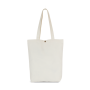 Shopper van verwassen katoen Washed Ivory One Size