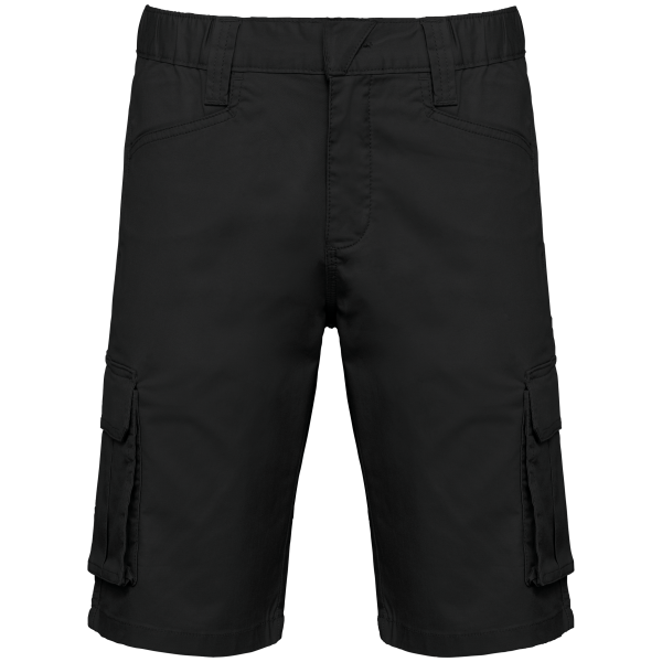 Ecologische heren bermuda met meerdere zakken Black 5XL Ecologische heren bermuda met meerdere zakken Black 5XL