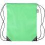 rPET polyester (210D) drawstring backpack Calix light green