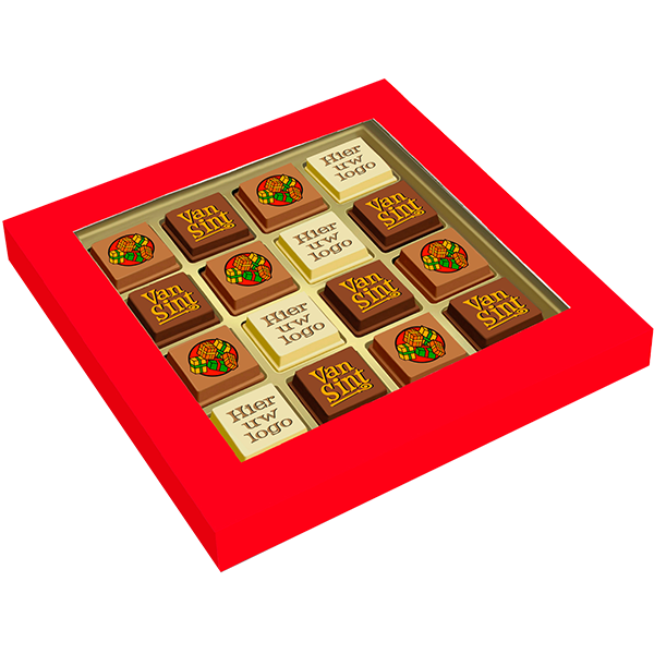 Doosje SINT logopralines -  16 stuks