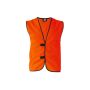 IDENTIFICATION VEST "LEIPZIG, ORANGE, L, KORNTEX