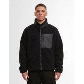 Bonded Sherpa Jacket - White Sand - 2XS