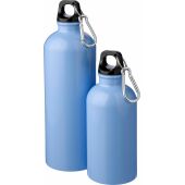 Gerecyclede roestvrijstalen enkelwandige fles (400 ml) Sable zwart