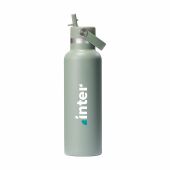 Hydro Flask Standard Mouth with Flex Straw Cap 621 ml waterfles - groen/grijs