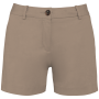 Ecologische chinobermuda dames Wet Sand 46 FR