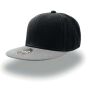 SNAP BACK CAP, BLACK/GREY, One size, ATLANTIS HEADWEAR