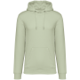 Ecologische uniseks sweater met capuchon Celadon Green XXS