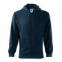 Sweatshirt men's Trendy Zipper navy S