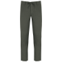 Verwassen herenbroek van linnen Washed Organic Khaki 48 FR