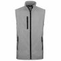 Softshell bodywarmer marl grey S