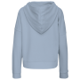 Bio lounge damessweater met capuchon Aquamarine L/XL