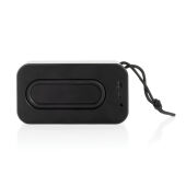 Swiss Peak RCS gerecycled aluminium 10W bass speaker, grijs