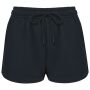 Duurzame damesshort van french terry navy XXL
