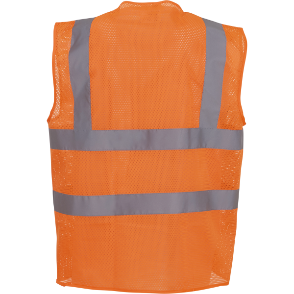 Hoge zichtbaarheid hesje van gaas Hi Vis Orange 3XL Hoge zichtbaarheid hesje van gaas Hi Vis Orange 3XL